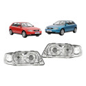 Par Farol Audi A3 2000 2001 2002 2003 2004 A 2006 Cromado Ambos Lados