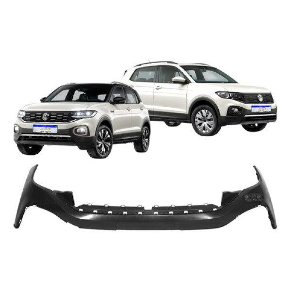 Parachoque T-cross 2019 2020 2021 2022 23 24 Sem Furo Sensor