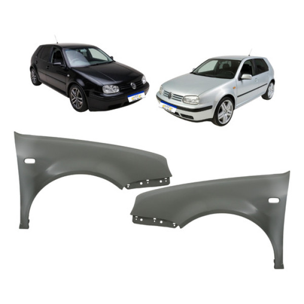 Par Paralama Volkswagen Golf 1999 A 2007 C/furo Pisca Ld Le