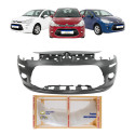Parachoque Citroen C3 2013 2014 2015 2016 2017 2018 19 2020 Preto Liso Para Pintura