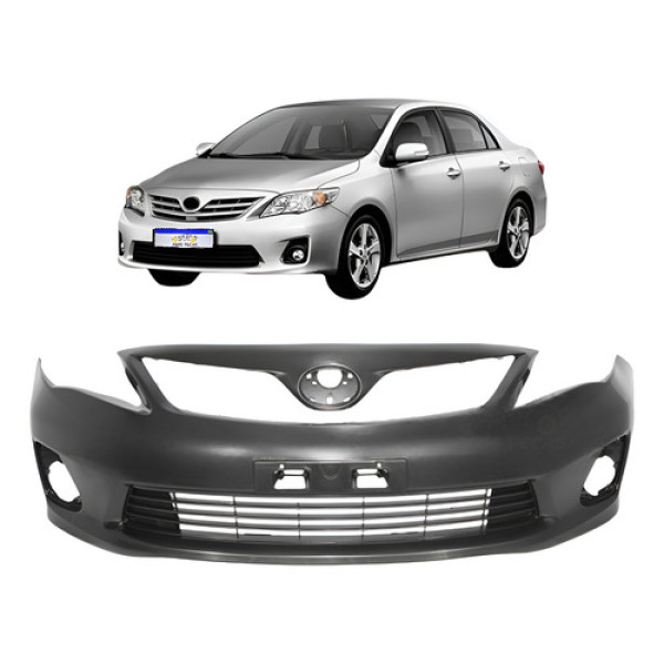 Parachoque Dianteiro Toyota Corolla 2011 2012 2013 2014 Preto