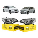 Par Farol Honda Fit 2015 2016 A 2021 Dx Lx Personal Novo Ambos Lados