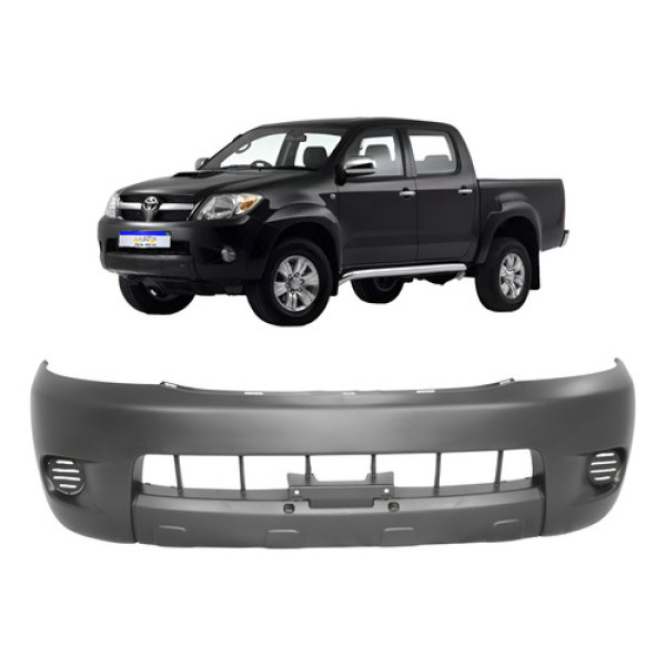 Parachoque Dianteiro Toyota Hilux 2005 2006 2007 2008 Novo Preto