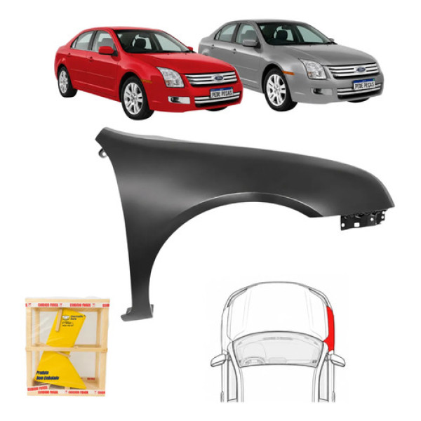 Paralama Ford Fusion Sel Sedan 2006 2007 2008 A 2009 Ld