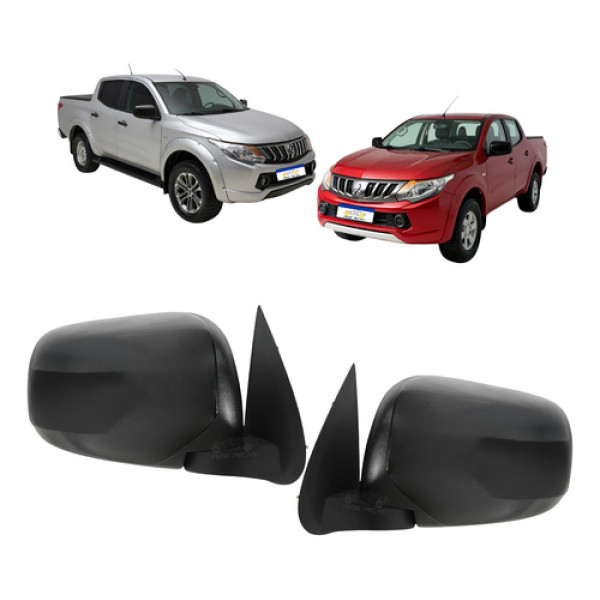 Retrovisor Mitsubishi Triton 2016 A 2022 S/pisca Manual Par