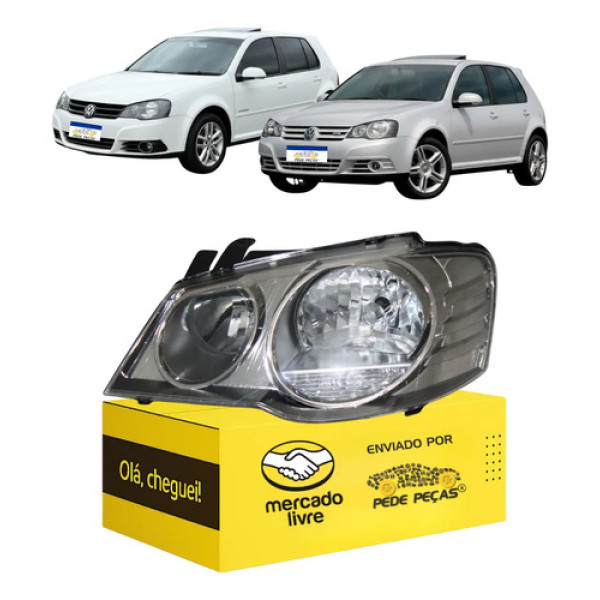 Sinaleira Esquerda Vw Golf 2008 09 10 11 12 2013 Cromomix Esquerdo/motorista