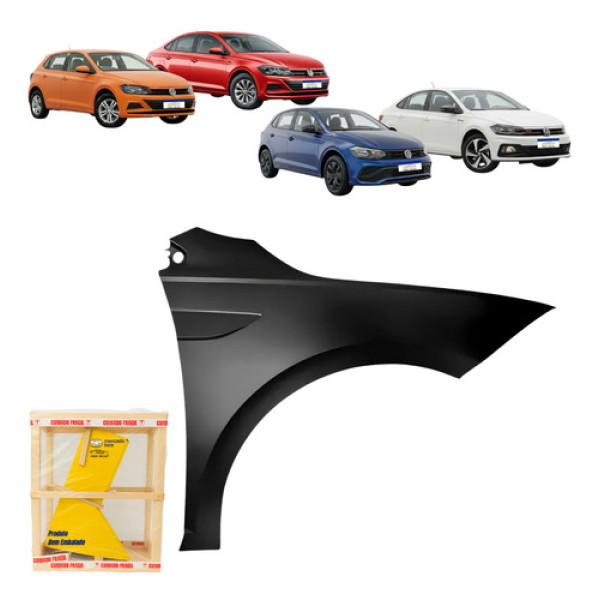 Paralama Vw Polo Virtus 2017 2018 2019 2020 2021 A 2026 Ld