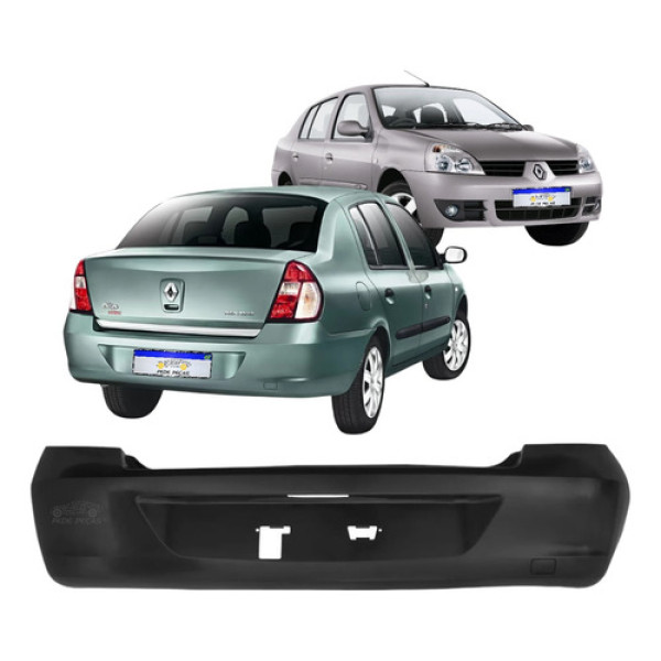 Parachoque Traseiro Renault Clio 2006 2007 2008 2009