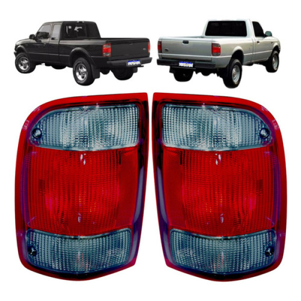 Par Lanterna Ford Ranger 1998 1999 2000 2001 2002 A 04 Fume