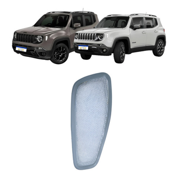 Pisca Seta Jeep Renegade 2016 2017 2018 2019 A 2025 Esquerdo Esquerdo/motorista Branco Esquerdo/motorista