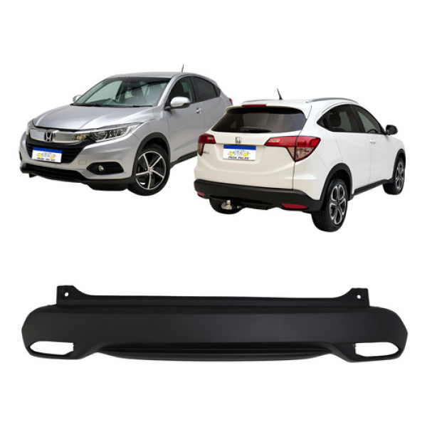 Parachoque Traseiro Honda Hrv 2015 A 2021 Sem Furo Sensor