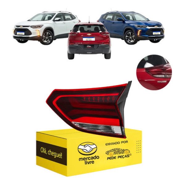 Lanterna Tampa Mala Tracker 2020 21 22 23 24 2025 C/led L.d Direito/passageiro Fumê