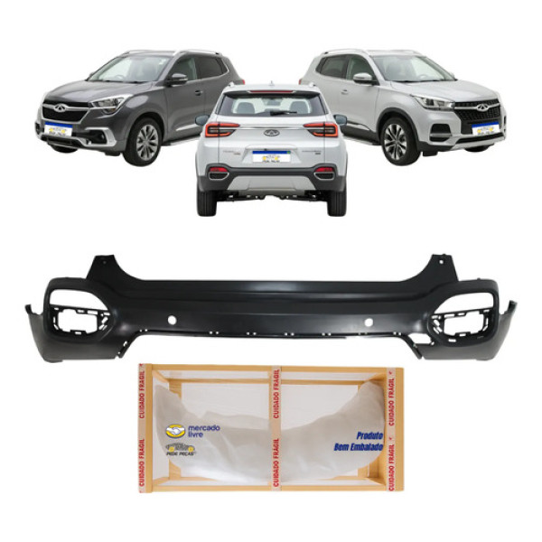 Parachoque Traseiro Tiggo 5x Txs 2019 2020 2021 2022 Novo