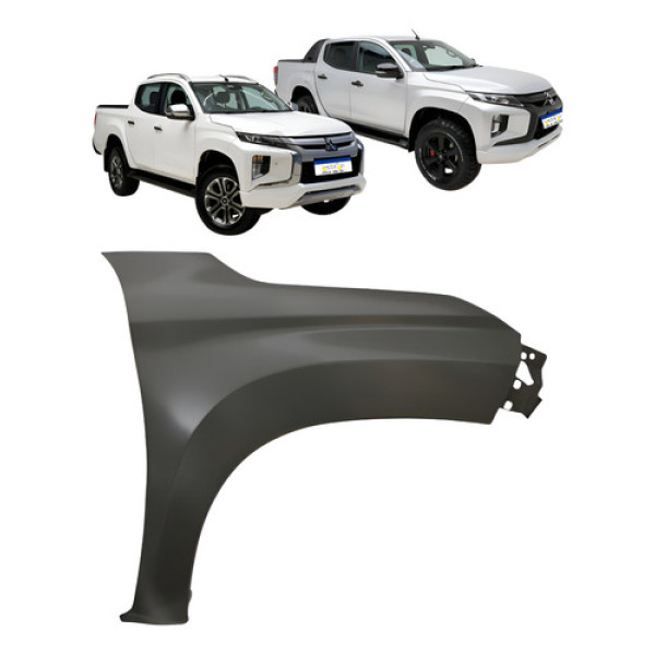 Paralama Direito Mitsubishi L200 Triton 2022 2023 Sem Furo Direito