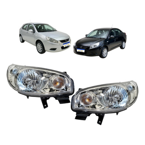 Par Farol Jac J3 2010 2011 2012 2013 Cromado