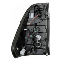 Par Sinaleira Traseira Toyota Hilux 2021 A 2026 Preta C/led Ambos Lados