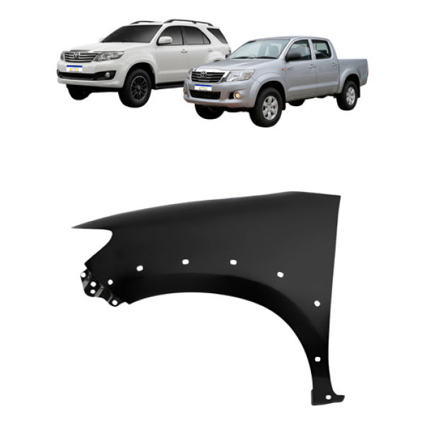 Paralama Toyota Hilux Sr Srv 2012 A 2015 C/ Furo Moldura