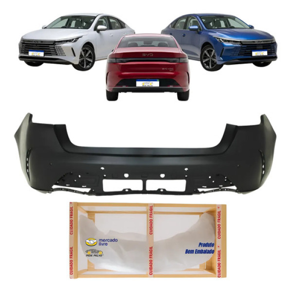 Parachoque Traseiro Byd King Gl Gs 2024 25 2026 2027 Novo