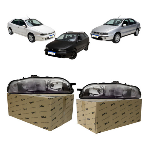 Par Farol Marea Brava 1998 A 2007 Fumê Elétrico S/ Motor