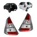 Par Lanterna Renault Sandero Stepway 2012 A 2014 Borda Cinza