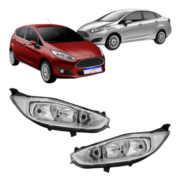 Farol Ford New Fiesta 2013 2014 2015 2016 2017 2018 2019