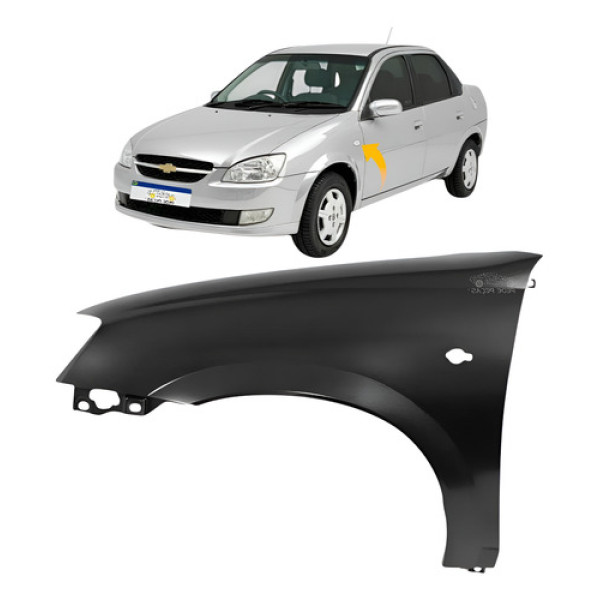 Paralama Chevrolet Classic 2011 2012 2013 A 2016 Esquerdo