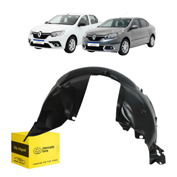 Parabarro Dianteiro Logan 2014 2015 16 A 2024 Lado Motorista