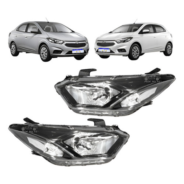 Par Farol Onix Prisma Ltz Activ 2017 2018 A 2021 C/led Novo Ambos Lados