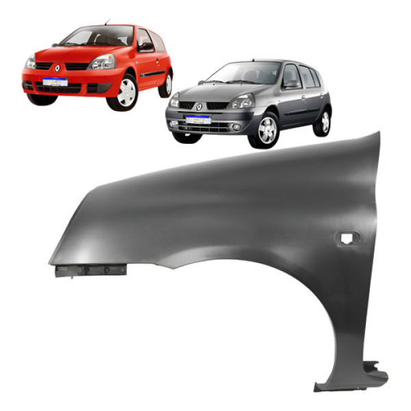 Paralama Renault Clio 2004 2005 2006 2007 2008 A 2011 L.e Esquerdo Preto