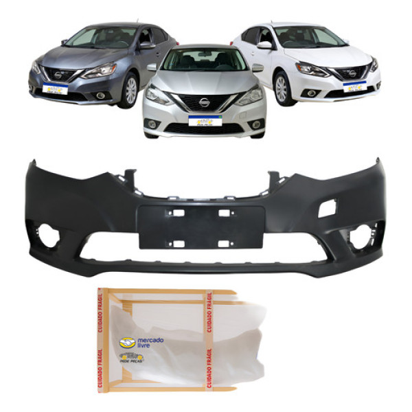Parachoque Sentra 2017 2018 2019 2020 S Sl Sv Preto