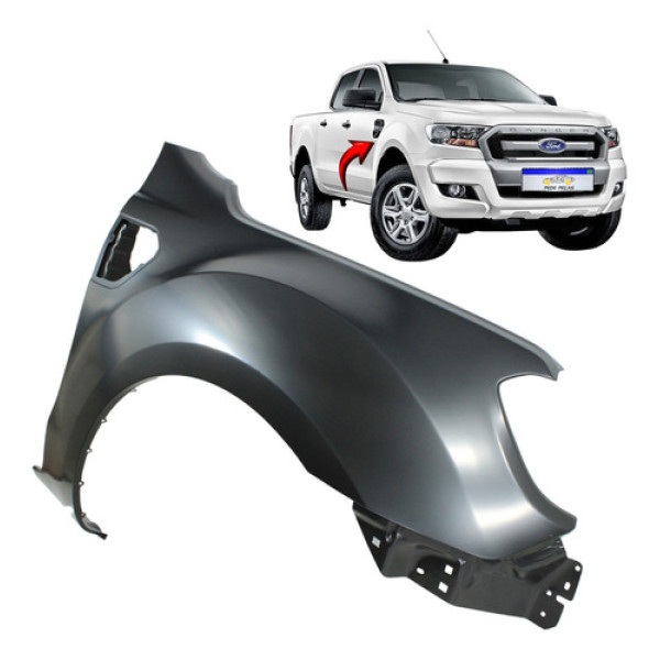 Paralama Ranger Ford 2017 2018 2019 2020 2021 L.d Cor Direito Preto