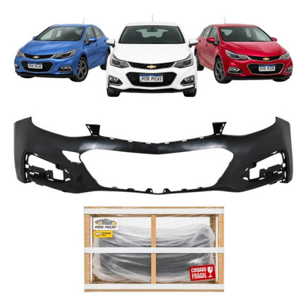 Parachoque Chevrolet Cruze 2017 2018 2019 Sport6 Sport Lt Lt Preto