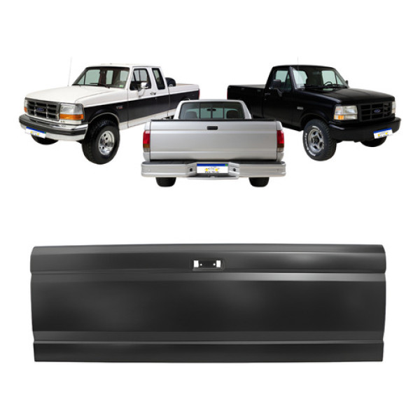 Tampa Traseira F1000 1993 A 1997 Lisa S/relevo Preto Tampa Traseira F1000 1993 A 1997 Lisa S/relevo Preto