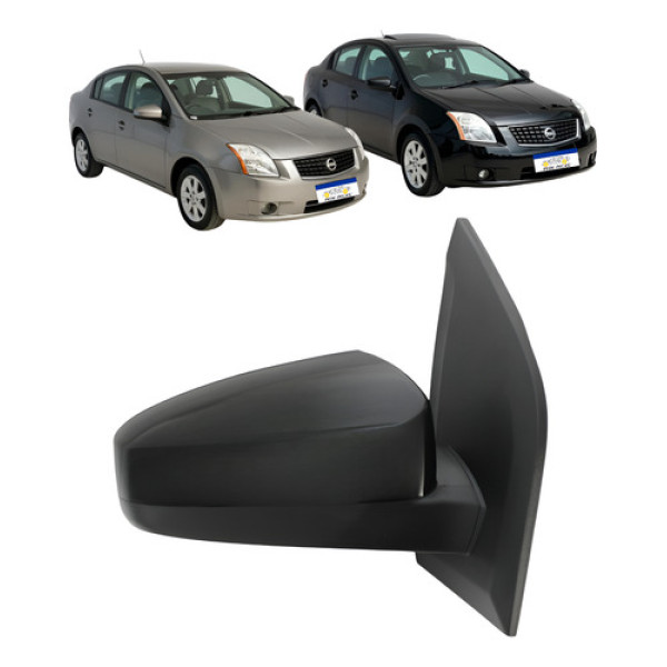 Retrovisor Eletrico Nissan Sentra 2008 A 2011 Novo Preto