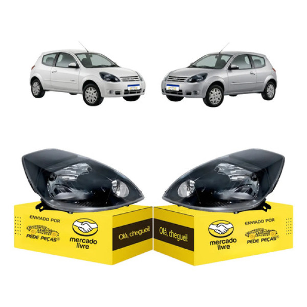 Par Farol Ford Ka 2008 2009 2010 2012 2013 Lanterna Esquerdo