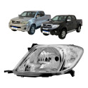 Farol Toyota Hilux 2006 2007 2008 A 2011 Mascara Cromada