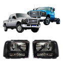 Par Farol F250 F350 F4000 1998 1999 2000 2001 2002 A 19 Novo Ambos Lados