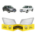 Lente Farol Chevrolet Classic 2011 2012 2013 A 2016 Nova Par