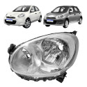 Farol Nissan March 2011 2012 2013 2014 Lado Esquerdo