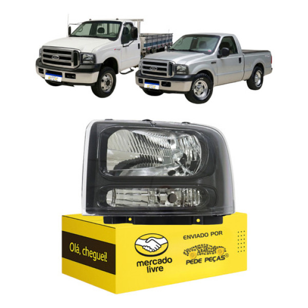 Farol F250 F350 F4000 1998 1999 2000 2001 2002 A 2019 Le Esquerdo/motorista