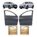 Par Porta Dianteira Byd Song Pro 2024 2025 2026 2027 Dianteira Ambos Lados Cinza Para Pintura