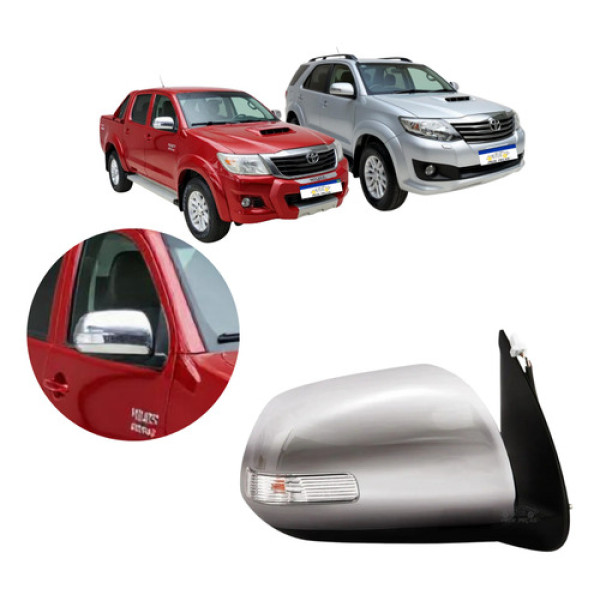 Retrovisor Hilux Sw4 2012 A 2015 Elétrico Com Pisca