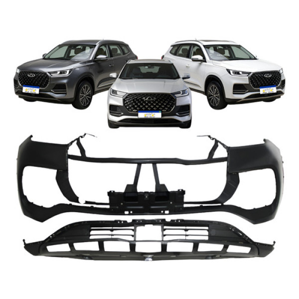 Parachoque C/spoiler Chery Tiggo 8 Pro 2023 2024 2025 2026 Preto