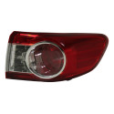 Lanterna Traseira Canto Toyota Corolla 2012 13 2014 S/led Ld Direito/passageiro Vermelho Cristal