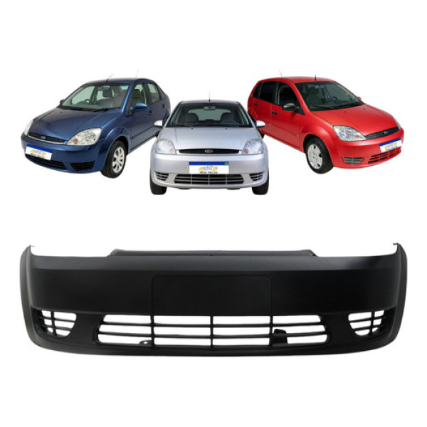 Para-choque Dianteiro Ford Fiesta 2003 A 2007 S/furo Milha 