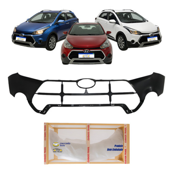 Parachoque Dianteiro Hb20x 2016 2017 2018 2019 Novo Original Preto