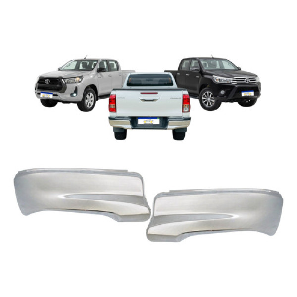 Par Ponteira Parachoque Hilux 2016 2017 2018 2019 2020 2021 Par Ponteira Parachoque Hilux 2016 2017 2018 2019 2020 2021