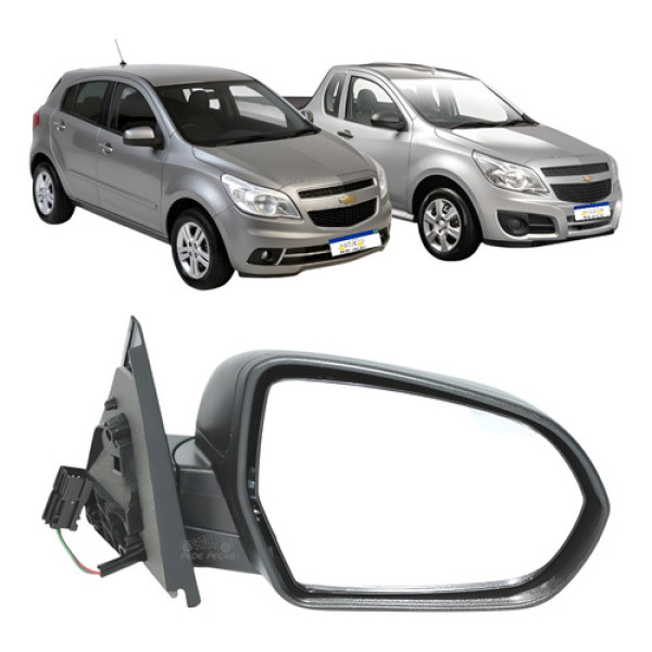 Retrovisor Agile Montana 2009 2010 A 2021 Elétrico Direito Direito/passageiro Retrovisor Agile Montana 2009 2010 A 2021 Elétrico Direito Direito/passageiro