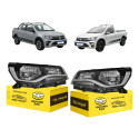 Par Farol Vw Saveiro G9 Extreme Trendline 2024 2025 2026 Ambos Lados