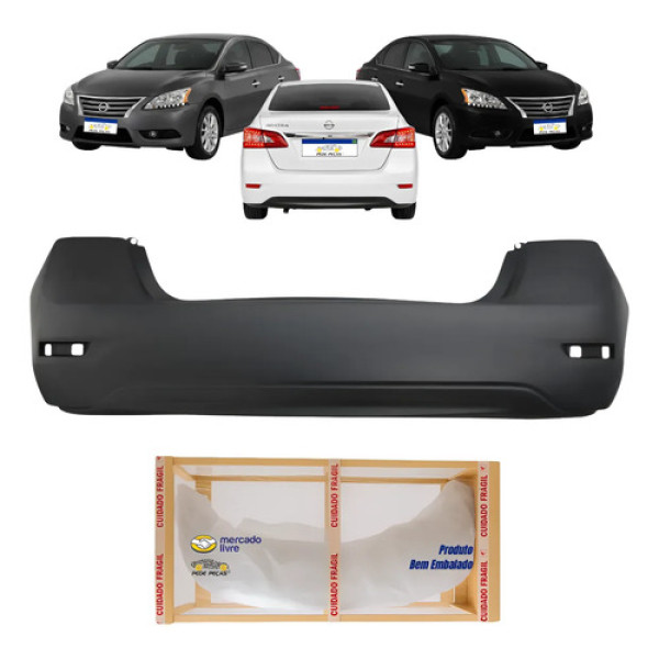 Parachoque Traseiro Nissan Sentra 2014 2015 2016